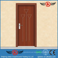 JK-P9013 JieKai pvc película envuelta puerta / MDF interior Puerta de PVC de PVC / Perfil de PVC para Windows y puertas